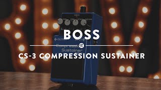 Boss CS3 Compression Sustainer  Reverb Demo Video [upl. by Alakim668]