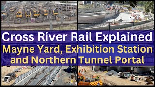 Brisbane Cross River Rail Explained  Mayne Yard North Exhibition Station Northern Tunnel Portal [upl. by Aala]