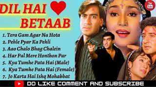 Dil Hai Betaab Movie All SongsAjay Devgan amp Pratibha Sinha amp Vivek Mushran All Hits [upl. by Akitahs]