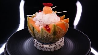 Fruits frais granité au muscat de BeaumesdeVenise sorbet melon par Christophe Michalak DPDC [upl. by Lily]