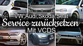 VW Audi Skoda Seat Service zurücksetzen mit VCDS Reset VW Audi Skoda Seat Service with VCDS [upl. by Kired301]