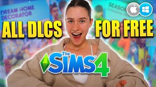 Sims 4 DLC Packs for FREE  How to get ALL Sims 4 Expansion Packs for FREE in 2024 EASY amp LEGIT [upl. by Charlot]