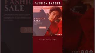 Banner Designs Ideas Made in Affinity Designer affinity affinitydesigner affinitydesigner2 [upl. by Zilevi]