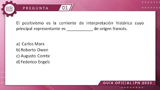 Guía IPN 2023  Historia Pregunta No 1  Conocimientos Generales [upl. by Giarg862]