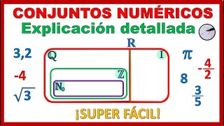 CONJUNTOS NUMÉRICOS  Explicación detallada  MUY FÁCIL 🤩 [upl. by Houghton]