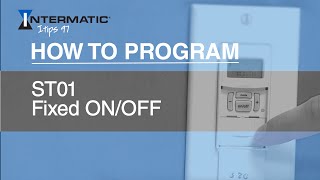 How to Program the ST01 Fixed ONOFF Event [upl. by Lewap]