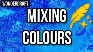 Tutorial Mixing colours in Wonderdraft [upl. by Akinej]