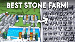 Minecraft BEST Cobblestone amp Stone Farm 121  ALL TYPES  180000 PERH [upl. by Amie513]