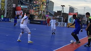 Futsal U21 ItalieFrance  58 et 45 les buts [upl. by Ahsikam]