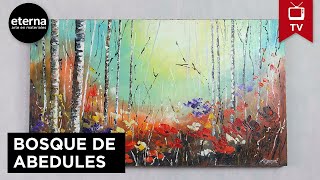 Pintura · Bosque de abedules [upl. by Attalanta]