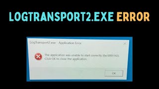 How to Fix Logtransport2exe  Application Error On Closing The Computer in Windows 11 [upl. by Gonagle]