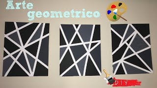 DIY Cuadro abstracto Geometrico  Alejandra Gaytan [upl. by Norraa]