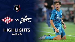 Highlights Spartak vs Zenit 01  RPL 201920 [upl. by Anekam]