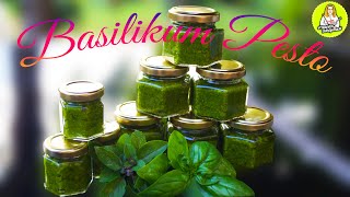 Basilikum Pesto auf Vorrat [upl. by Aicilaana]