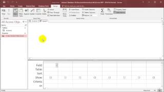 SQL with Microsoft Access 2016 lesson 2  Inserting records [upl. by Dorcia112]