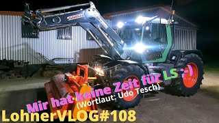 LohnerVLOG108 Maschinen einwintern I Fendt Xylon trägt Dücker zu Bett I Audi Allroad Luftfahrwerk [upl. by Anitrebla846]