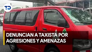 Hombre denuncia a taxista de aeropuerto por intentar huir de choque [upl. by Irah159]