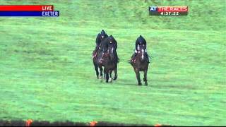 Paul Nicholls Exeter Racecourse gallops [upl. by Cressida642]