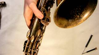 Repairmans Overview SML Revision D tenor saxophone [upl. by Laval424]