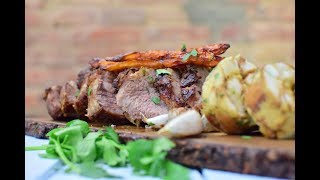 Schweinsbraten mit Brezelknödeln aus dem Airfryer [upl. by Onilegna]