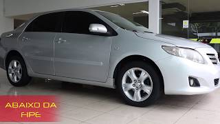 Corolla xei 2010 com 3 mil reais abaixo da Fipe na Ideal Veículos [upl. by Nodarse]