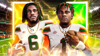 The Miami Hurricanes Are My New Dynasty Team Lets Win A Natty S1 [upl. by Mariken]