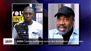 GAZA LARMÉE ISRAÉLIENNE RECRUTE DES RÉFUGIÉS AFRICAINS ANALYSE DE HENRY ATANGANA [upl. by Goode]