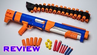 REVIEW Spring Thunder  SUPER COOL NERF SHOTGUN [upl. by Gallard]