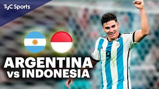 ARGENTINA vs INDONESIA 🔴 EN VIVO POR TyC SPORTS ⚽ AMISTOSO INTERNACIONAL [upl. by Edijabab]