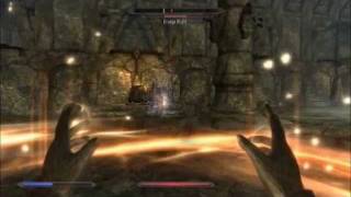 Skyrim Walkthrough Master Spells Part 2 Restoration Conjuration Atronach Forge [upl. by Jobi]