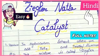 Ziegler Natta Polymerization of Ethylene  Mechanism  CSIR NET  GATE [upl. by Darren]