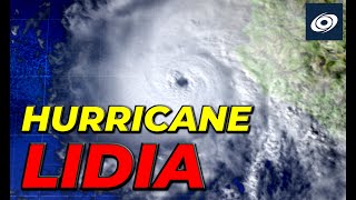 Hurricane Lidia Landfall Imminent  Live Coverage Oct 10 2023 [upl. by Neyr]