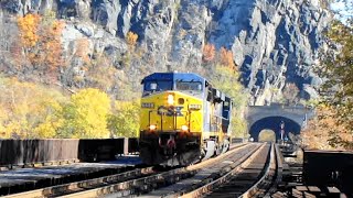 Train Scares Trespassers Inside Harpers Ferry Tunnel [upl. by Kucik]