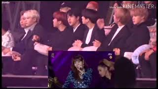 BTS REACTION TO BLACKPINK GDA 2018 [upl. by Rennat]