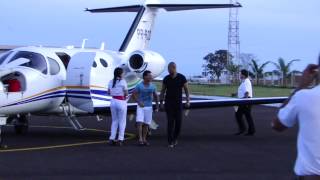 Eduardo Costa chega no aeroporto de Água BoaMT para Show no Parque de Exposições [upl. by Obadiah]