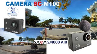 So Sánh Camera SCM100 và SJCAM SJ4000 Air  Máy Nào Tốt Hơn [upl. by Asoral]