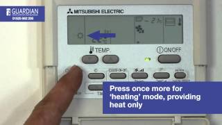 Mitsubishi Air Conditioning Control Panel How To Guide [upl. by Finny852]