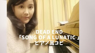 DEAD END「Song of a lunatic」ピアノ耳コピ [upl. by Assirol253]