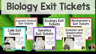 Biology Exit Tickets [upl. by Procto423]