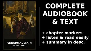 Unnatural Death 🌟 By Dorothy L Sayers FULL Audiobook [upl. by Braswell]