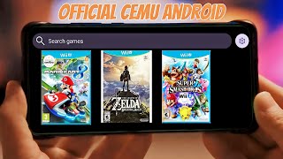 CEMU ANDROID V2 NEW UPDATE SETUPSETTINGSREVIEW  NEW Wii U EMULATOR [upl. by Ihtak]