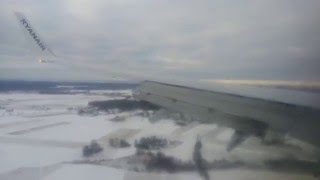 Landing at Szczecin  Goleniow Airport [upl. by Ariahs]