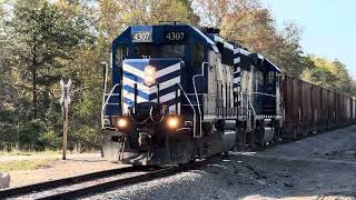 LSRC 4307 amp LSRC 4305 Southbound in Alpena Mi [upl. by Rabkin]