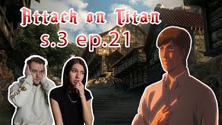 Attack on Titan  Season 3 Episode 21 REACTION [upl. by Fregger]