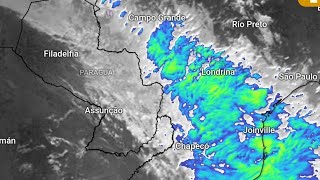 ATUALIZAÇÃO CHUVAS ME PARTE DO SUL CENTRO OESTE E SUDESTE 15092024 [upl. by Suiravat]