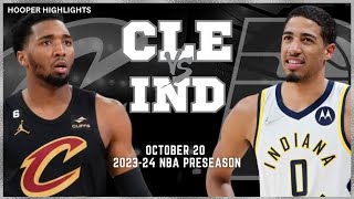 Cleveland Cavaliers vs Indiana Pacers Full Game Highlights  Oct 20  202324 NBA Preseason [upl. by Eerised]