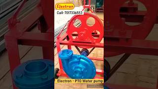 ElectronPTO water pump  Sprinkler pump  फवारा चलाने वाला पंप  pto farming viralshorts [upl. by Madson]