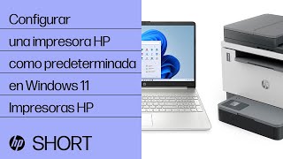 Cómo configurar una impresora HP como predeterminada en Windows 11  HP Support [upl. by Zacharia]