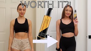 StTropez Luxe Body Serum Honest Self Tan Review  Demo [upl. by Attolrahc]